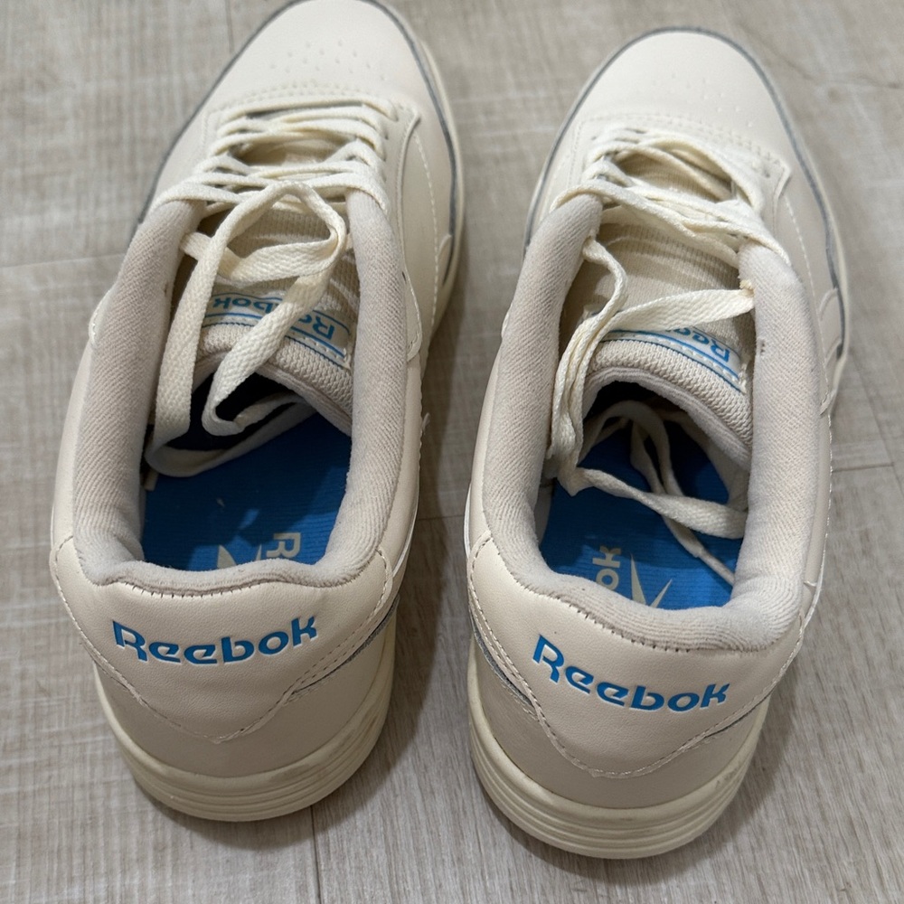 Reebok Beige and Blue Sneaker Shoes - Picture 7 of 9